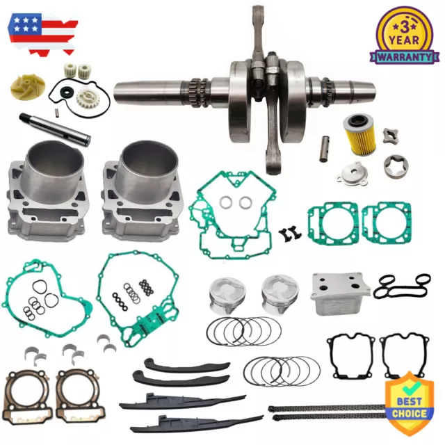 Can am 1000 Outlander Renegade 1000 Complete Rebuilt Motor Engine Rebuild Kit US