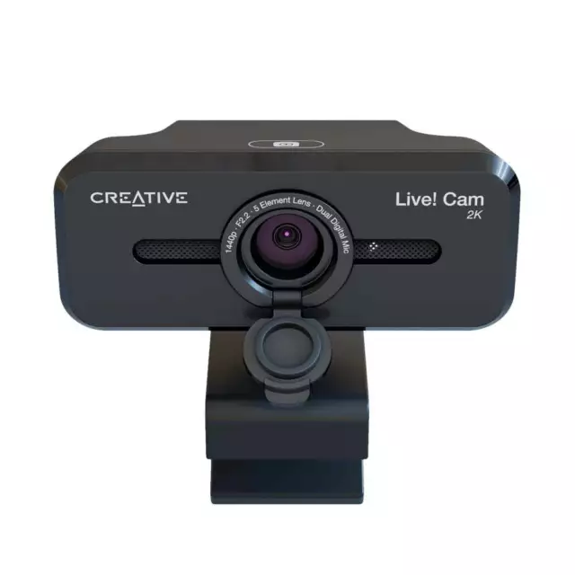 Creative Live! Cam Sync V3 2K QHD Webcam with 4X Digital Zoom and Built-in Mics