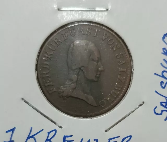 1805 Austrian 1 Kruezer- Extremely rare find!! Combined shipping available