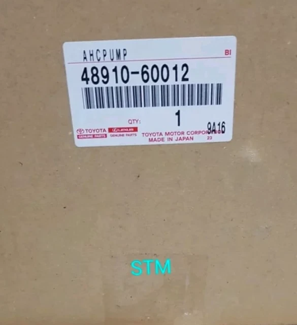 GENUINE TOYOTA LAND Cruiser Lexus LX470 Height Control Pump & Motor