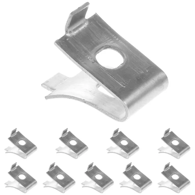 10 pz staffe per supporto per scaffalature supporto in acciaio inox clip scaffale clip per supporto per scaffalature