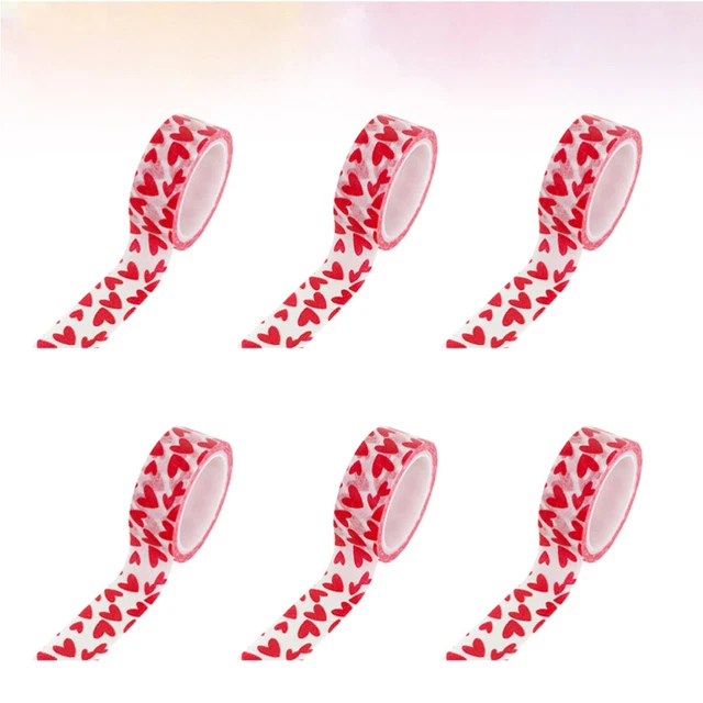 6 Pcs Ruban Washi Ruban De Masquage Décoratif Bande De Livre Album