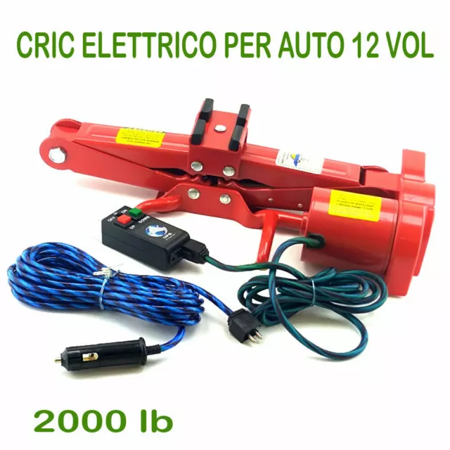 CRIC CRICCO CRICK Sollevatore Elettrico Sollevamento Auto 12V Portatile  2200 EUR 154,99 - PicClick IT