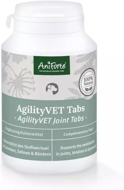 AniForte - AgilityVet - Joint Care for Dogs - Green Lipped Mussel - 120 Tablets