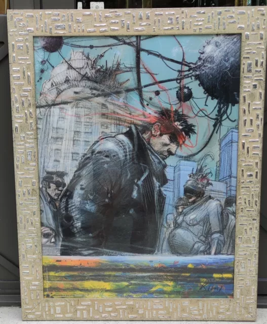 Grande Affiche Encadrée Enki Bilal Obscurantis/2004/Illustration BD/Debois