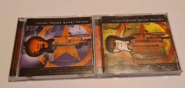 Blues Guitar Heroes Volume 1 & 2 CD Santana BB King Muddy Waters John Lee Hooker