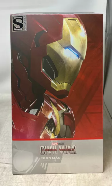 Hot Toys Captain America Civil War Iron Man Mk XLVI 46 1/6 Scale Figure OPEN BOX