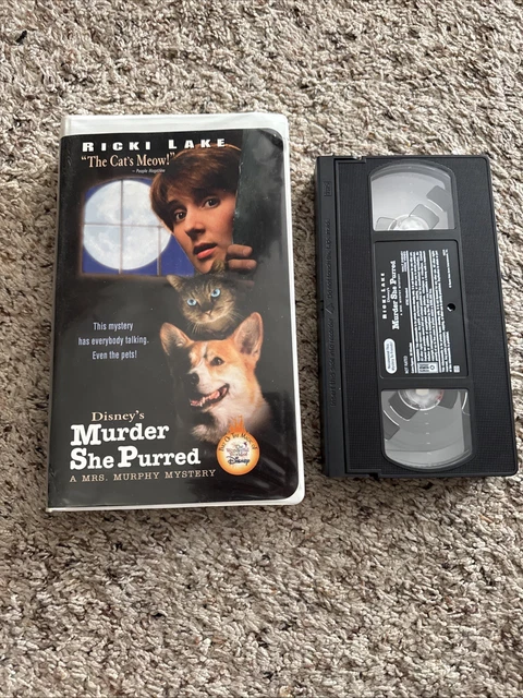 DISNEY'S MURDER SHE Purred A Mrs Murphy Mystery VHS Clam Shell 1998 ...