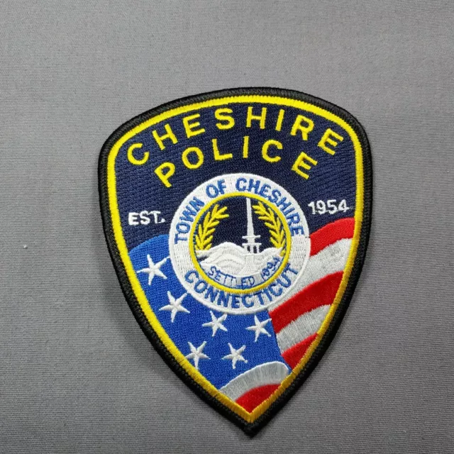 Cheshire CT Connecticut 5" Heavy Police Patch