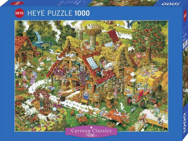 Funny Farm Puzzle 1000 Teile Michael Ryba Spiel 1000 Teile Puzzle Heye 29989