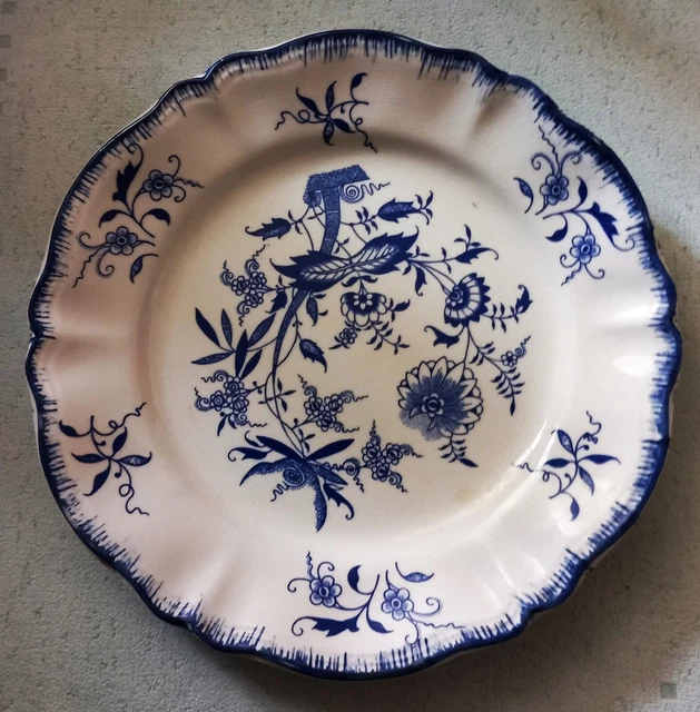 ASSIETTE A Dessert * Sarreguemines * Lancaster * Fleurs Bleues EUR 13
