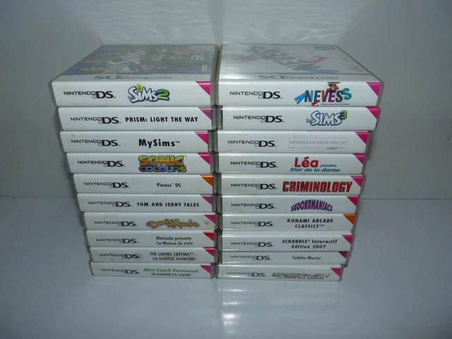 lot 20 boite vide jeu video nintendo ds / lot N°2