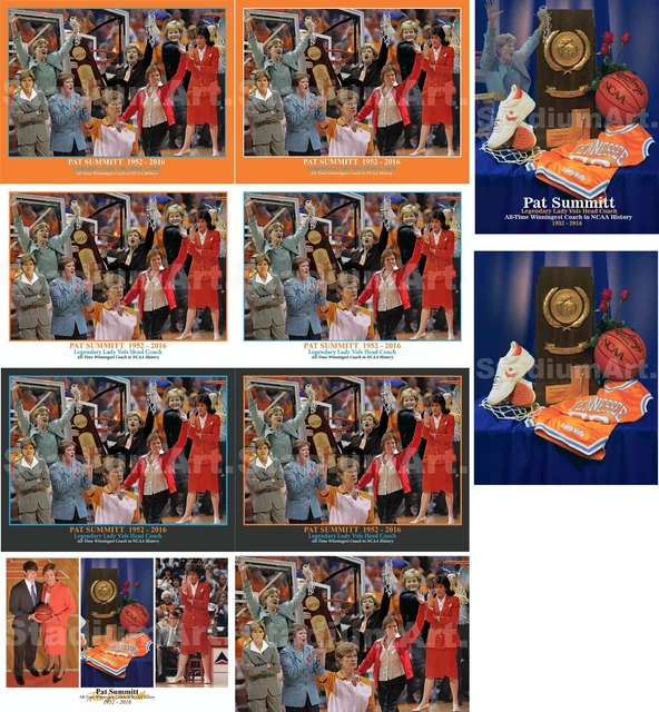 Pat Summitt UT Lady Vols Tennessee Volunteers Womens Basketball Art Photo CHOICE