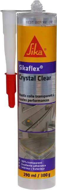 Mastic silicone anti-moisissure SIKA Sikaseal 108 Sanitaire - Gris clair -  300ml