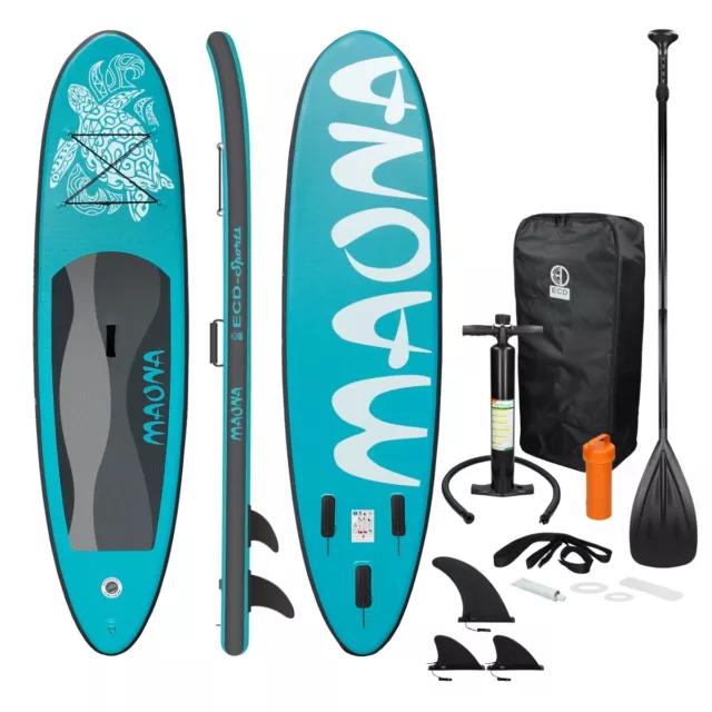 Paddle board SUP surfboard pagaia tavola surf gonfiabile turchese Maona 308 cm