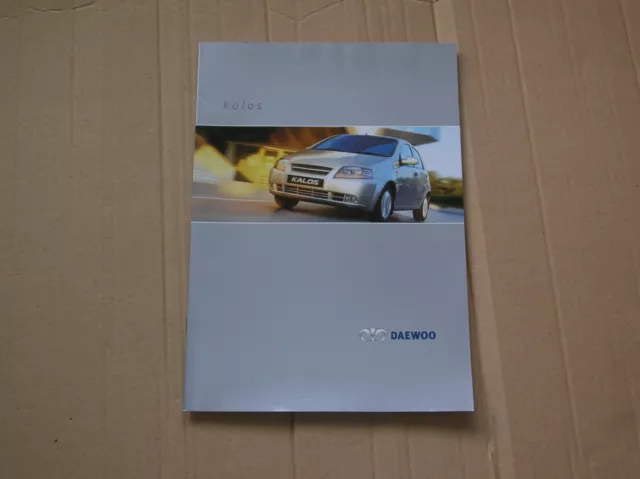 Daewoo Kalos Original colour sales brochure