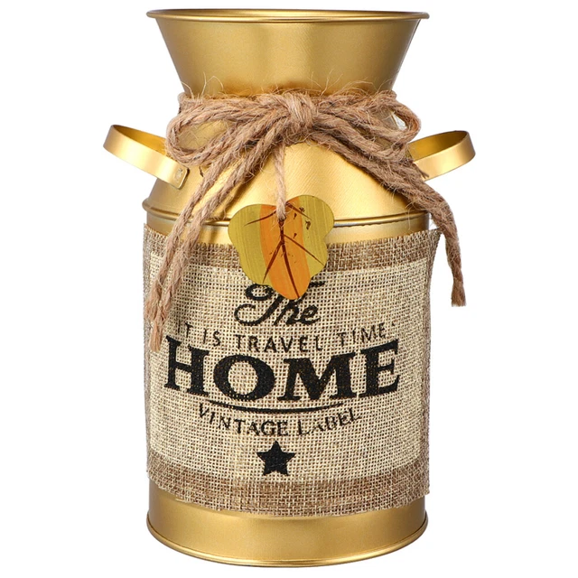 Set De 2 Vases De Sol Métal Blanc Sziqiqi - Texture Nid D'Abeille 70/55cm Vase Blanc 70cm