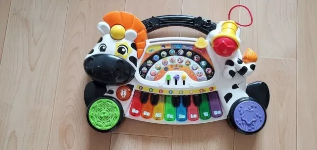 VTech Zoo Jamz Piano Baby Develop Learning 4 in 1 Musical Zebra Instrument Toy