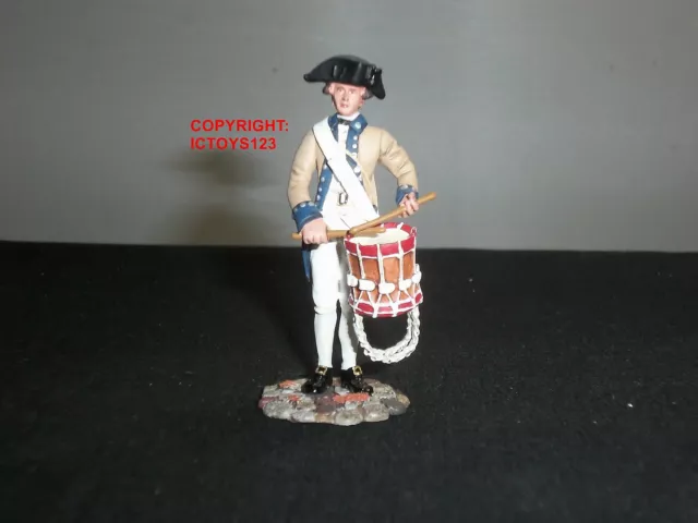 Britains 18027 American Revolution Continental Line Drummer Metal Toy Soldier