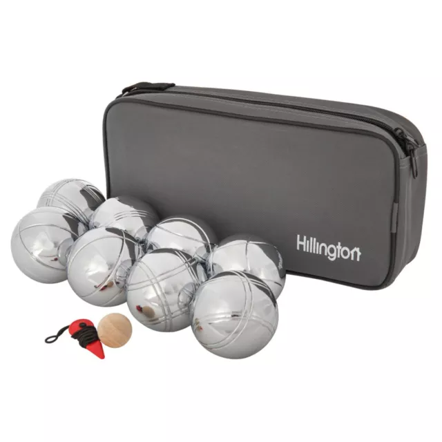8 French Ball Stainless Steel Boules Set Petanque Outdoor Carry Case Garden Game