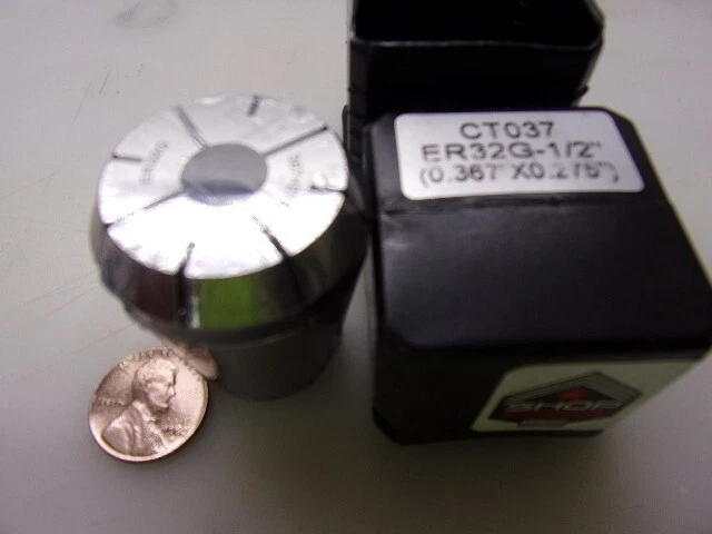 TAP COLLET,ER32G-1/2,tapping collet,shop force,CT037,threading,milling,cnc mill