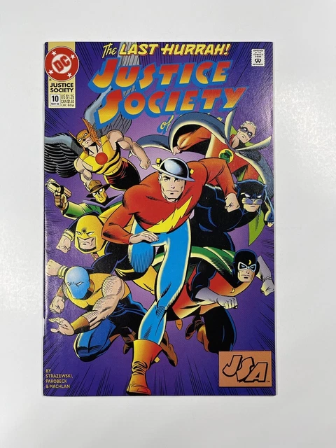 Justice Society Of America Vol 2 #10 // Flash, Green Lantern App Dc Comics 1993