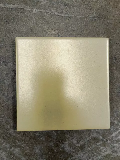 Gold Cream 4x4* Tile Iridescent Mosaic Arts & Crafts C#IR25-000 SAMPLE PIECE