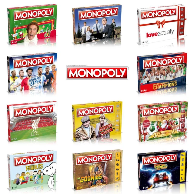 MONOPOLY BOARD GAME Various Editions Perfect Christmas Gifts