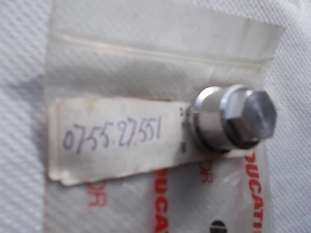 075527551 Tappo vaschetta carburatore Dellorto Ducati 750 GT coppie coniche anni