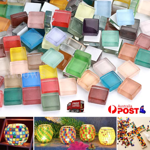 Up to 2000g Mixed Crystal Glass Mosaic Tiles Kitchen Bathroom Art Craft Supplier