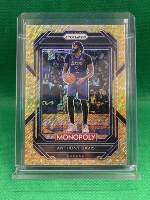 2022-23 PRIZM MONOPOLY Anthony Davis Oro Dinero Brillo Prizm #287