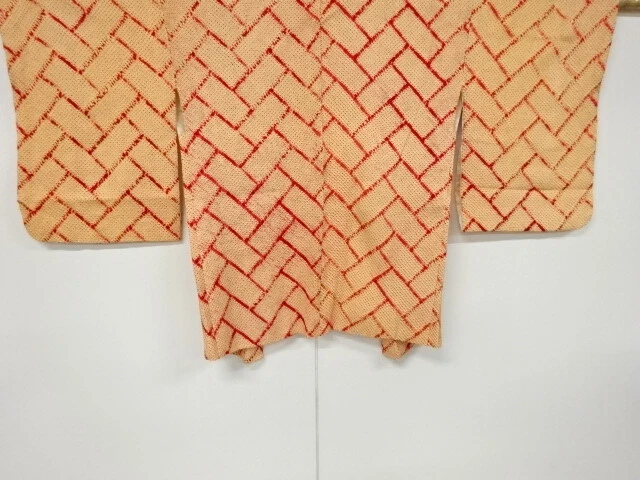 6728214: Japanese Kimono / Vintage Haori / All Shibori / Higaki Pattern