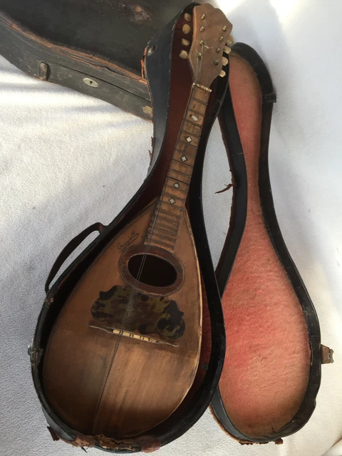Mandoline napolitaine Graziella 19ème signature