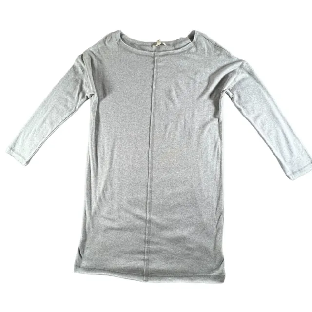 Billabong Dress Womens Large Gray Slouchy Tunic Tee Only One Minimalist Capsule