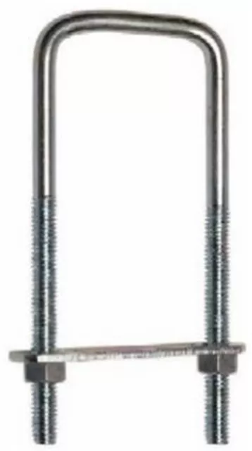 National Hardware 3/8 " X 3 " W X 7 " L Coarse Zinc-Plated Steel Square U-Bolt