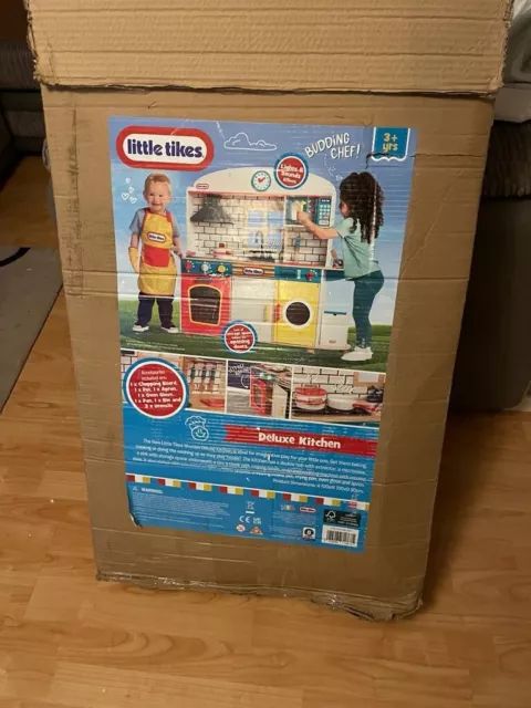 Little Tikes wooden kitchen play set - Brand New, unused. damaged packaging