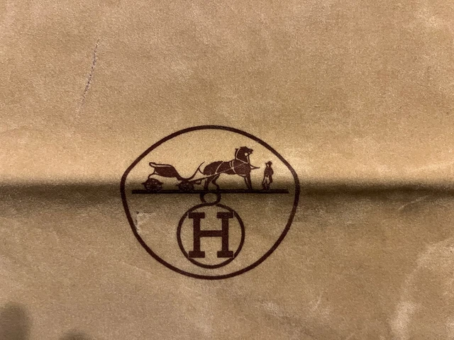 Staubbeutel von Hermès für Sneaker / Schuhe, Taschen mit Logo in braun! Original 2