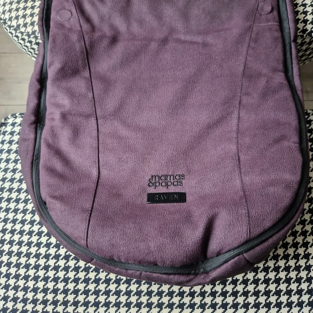 Mamas & Papas Pram Cosytoes Ocarro Footmuff XT3 XT2 BLACK RAVEN CLEAN WASHED 2