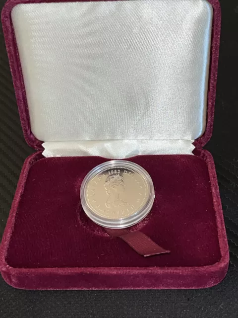 1982 Canadian Silver Dollar Confederation Constitution Proof Coin Canada