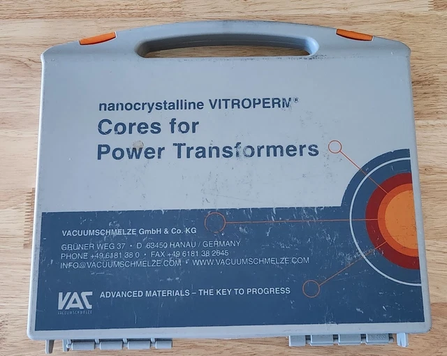 VACUUMSCHMELZE NANOCRYSTALLINE VITROPERM Cores for Power Transformers