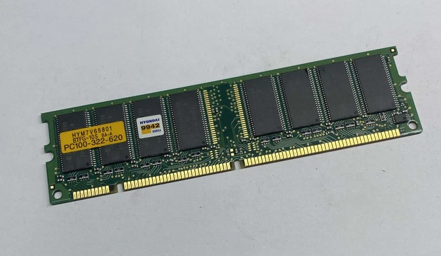 4 X 32 Mo Mémoire SDRAM 168 Pins PC-66 Hyundai HYM7V64401 TRG-10 - Neuve