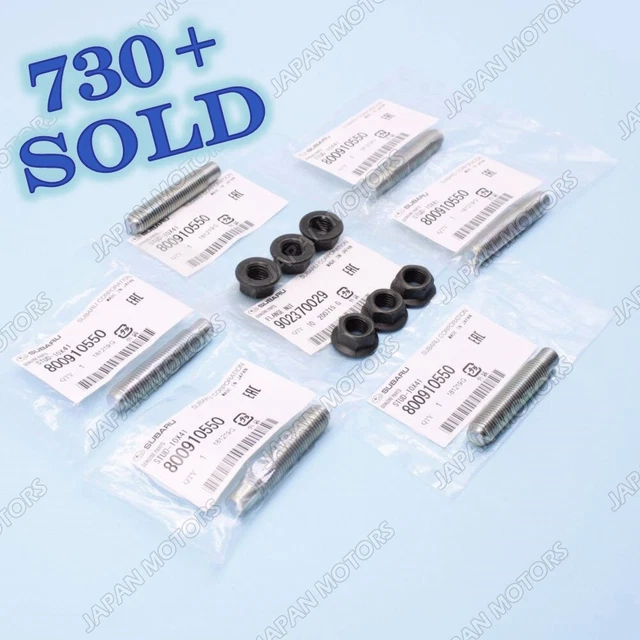GENUINE SUBARU EXHAUST Manifold Stud & Nut Kit WRX STI Legacy Impreza