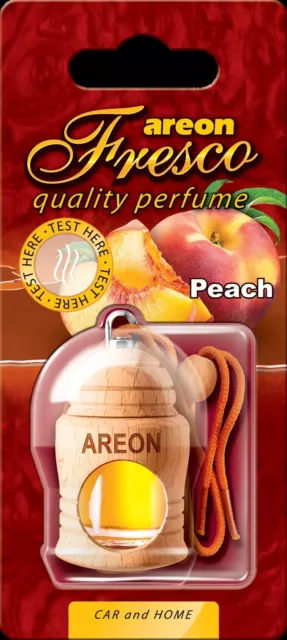 3x Original Air-Areon Nez Duftdose Arbre Parfumé Désodorisant Pêche