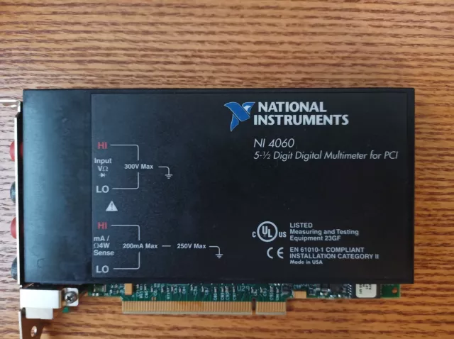 National Instruments NI 4060 5-1/2 Digit Digital Multimeter for PCI