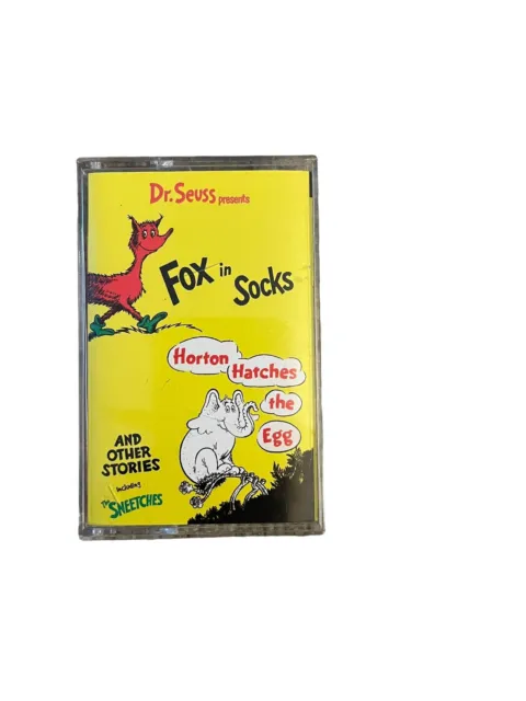 DR SEUSS FOX IN SOCKS AND OTHER STORIES Cassette Tape 1999 Children's Rare