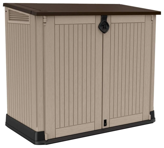 LARGE KETER STORE NOVA Garden Lockable Storage Box XL Shed Outside Bike