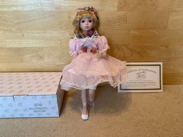 Heritage Signature Collection Doll, “Ballerina Doll 30740”, 16” Tall