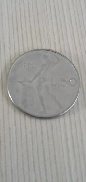 50 Lire Vulcano 1976