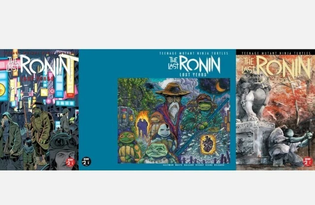Tmnt Last Ronin The Lost Years #2 Cover A B C Variant Set Idw