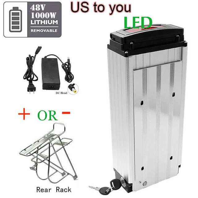 Batterie Vélo électrique 48V 20Ah Li-Ion HANIWINNER - Avec Chargeur, Bleue